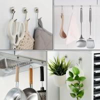 6Pcs Gancho Magnético De Alta Resistencia Con Gancho Giratorio Para Cocina Refrigerador Correa Llavero En Casa - details 0