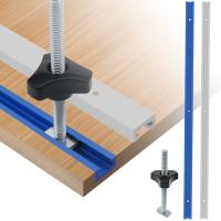JIGHOLE Rastreable De Perfil Doble-Corte 500MM Con Tornillo Y Botón De T Tornillo De Miter Para Carpintería Universal - details 11