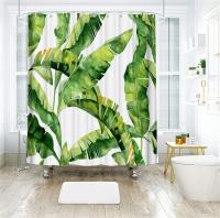 Cortina de ducha Cortinas de baño con ganchos Prueba de moho Lavable Hermoso impreso de alta calidad Resistente al moho Antibacteriano Fácil de limpiar (13) - details 2