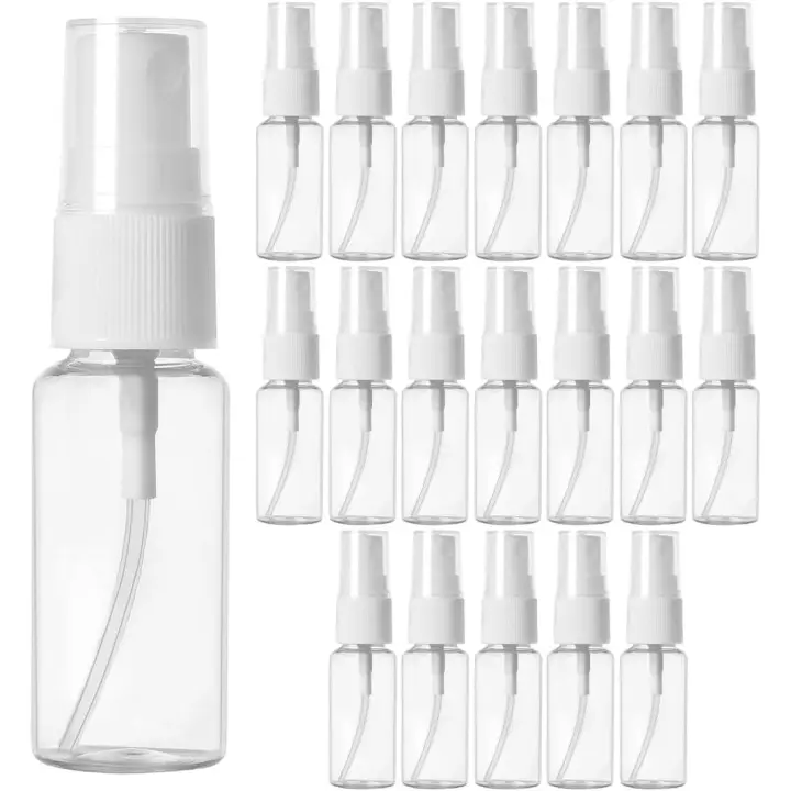 KINEPHARMA | Bote Spray Pulverizador de Plastico Pack 20 uds de 30ml | Pulverizadores de 30ml | Ideal para Colonia, Agua y Perfume - 1