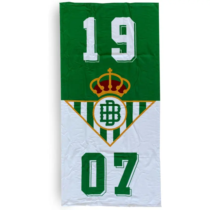 Toalla de Algodón Real Betis Verdiblanca 180x90 - 1