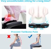 Cojín De Asiento De Coche En Forma De U De Memoria Espuma Cómoda Soporte Ortopédico Para Silla De Oficina Sillas De Ruedas - details 3