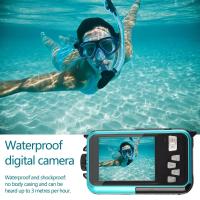 Cámara Submarina HD 48MP Selfie Grabadora De Vídeo Impermeable 16X Cámara Digital Para Actividades Aquaticas - details 2