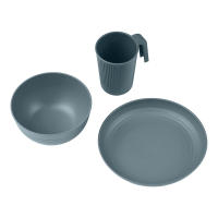 Juego De Utensilios Para Camping Portátil Con Tazón Plato Vaso Cuchara Tenedor Navaja De Acero Inoxidable Kit De Mesa Al Aire Libre Y Picnic - details 15