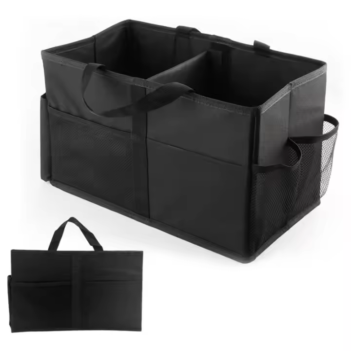 Caja de almacenamiento plegable multifuncional para acampar al aire libre en coche, caja de almacenamiento para el maletero del coche, caja de almacenamiento de gran capacidad - 1