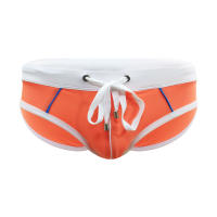 UXH Ropa De Baño Para Hombres Con Empuje Azul Boxer Briefs Hombre Sexy Transpirable Traje De Baño Corto De Playa Sunga - details 2