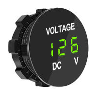 Voltímetro Digital Para Coche Motocicleta Barco Medidor De Voltaje Eléctrico Pantalla LED Impermeable DC 12V-24V Medidor De Voltaje - details 2
