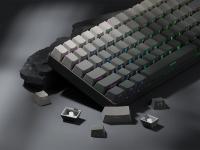 Juego De Teclas PBT Doble Fotocopia Grey 133 Teclas Para Teclado Mecánico Personalizado MX Switch Iluminación Por Traslucidez - details 9