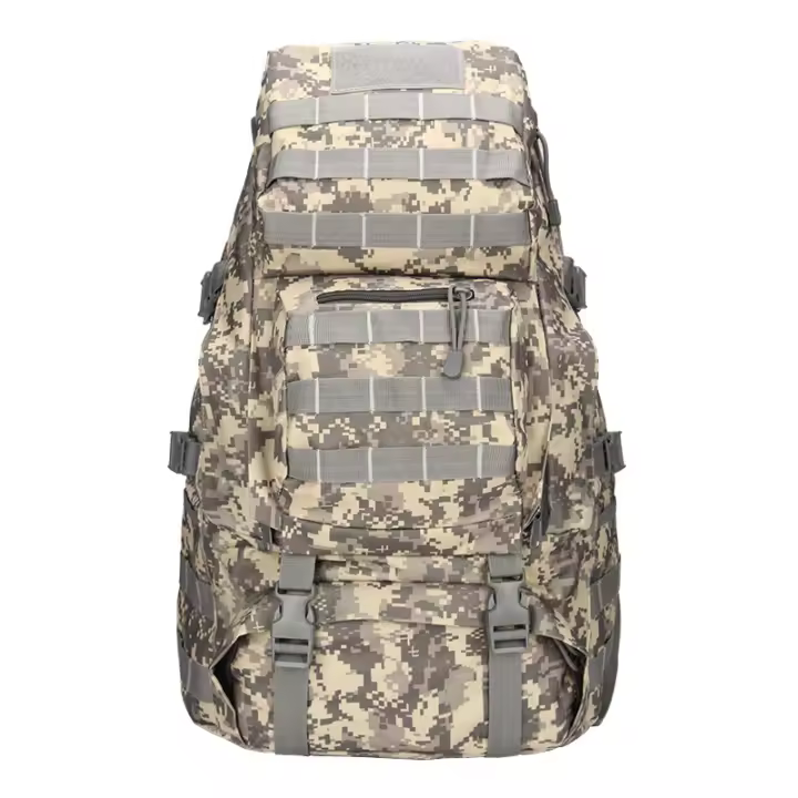 Mochila con equipo de camuflaje Militar, Práctica mochila de viaje para el aire libre de gran capacidad - 1