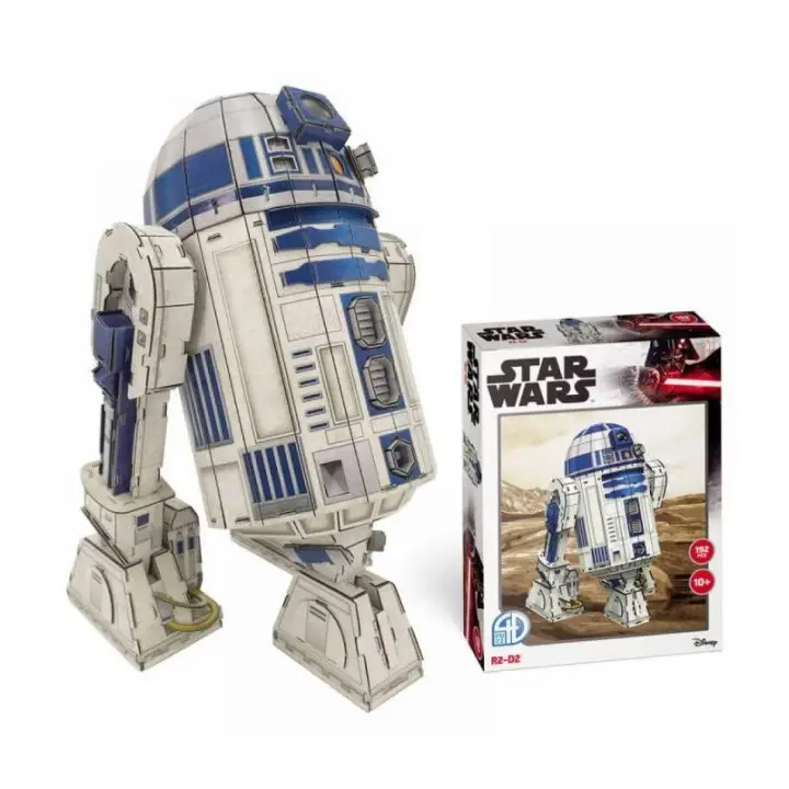 Worldbrands Rompecabezas 3D R2-D2 Star Wars 192 Piezas - Fácil de Armar - 1