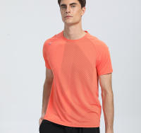 Camiseta De Correr Para Hombre Quick Dry Fitness Deporte Top Camiseta De Entrenamiento En El Gimnasio Transpirable Casual Sportswear Polyester - details 11