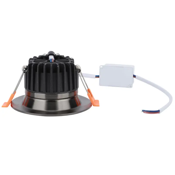 Luz de techo LED RGB CW 7W inteligente multicolor, luz descendente, control wifi, CA 85-265 V (negra) - 1