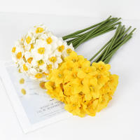 6pcs Narcis Artificial Para Decoración De Bodas Festivales Y Fiestas Decoración De Hogar Jardín Y Habitaciones Estilo Silken - details 7