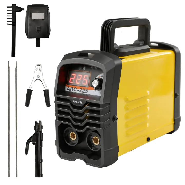 Soldadora MMA Profesional 220V 225A 3500W con Transformador de Cobre Puro - Inversor DC Doble Voltaje para Taller, Industrial y Reparaciones (Herramienta de Soldadura Portátil/Nuevo Modelo) - 1