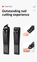 Set De Manicura Y Pedicura Portátil De Lujo 6 Piezas Herramientas De Cuidado Personal Alemania Negro Brillante Tijeras Para Cejas Y Acrílico Incluye Cortauñas - details 3