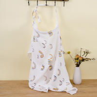 Mantel De Amamantamiento Ajustable De Algodón 100% Para Madres Salidas Con Bebé Muslin Cubierta Para Lactancia Y Privacy Apron Para Carrito De Compras - details 1