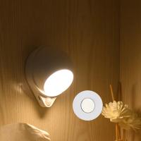 Luz Nocturna Sensor De Movimiento LED Para Armario Cargable Por USB Con Interruptor Táctil Dimmer Luz De Pasillo Y Escaleras Batería 18650 Incluida - details 6