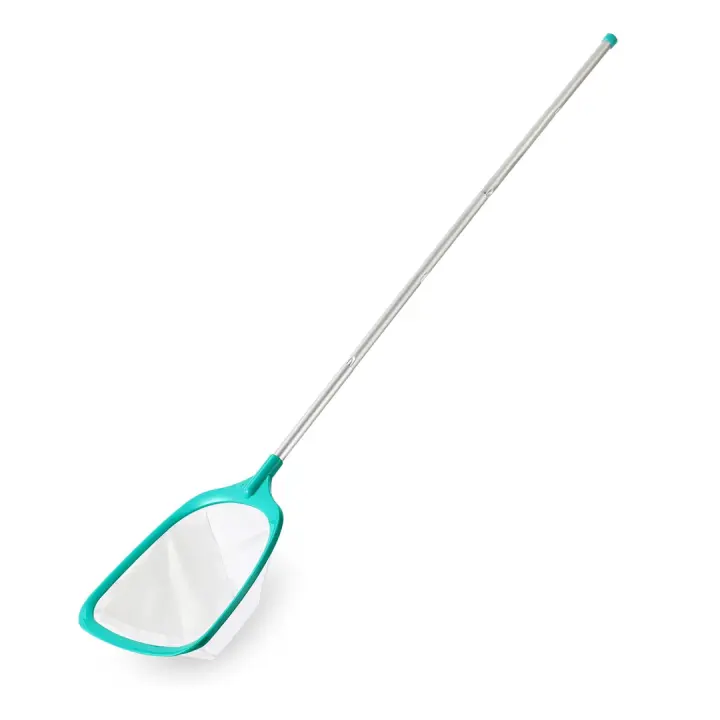 Red De Escoballa Para Piscina Con Pala Retráctil Herramienta Profesional De Limpieza Para Piscinas Y Jardines Eliminación De Hojas - 1
