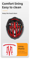 West Biking Casco De Ciclismo Ultraligero Para Hombres Y Mujeres Seguridad En Veloipedo Con Molding Integrado Accesorios De Bicicleta MTB Y Carretera - details 6