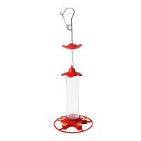 Alimentador de colibrí colgante al aire libre, boca ancha para fácil llenado, alimentador para patio, jardín, decoración de árboles - details 6