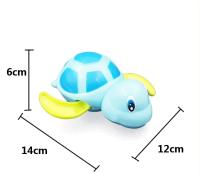 Juguete De Baño Para Bebés Tortuga De Agua Con Cadena Reloj De Manivela Animal De Dibujos Animados Tortuga De Plástico Para Niños Juguete De Playa Infantil - details 5