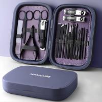 Juego Profesional De 18 Piezas De Tijeras Para Uñas De Acero Inoxidable De Alta Calidad Conjunto De Cuidado Personal Para Manos Y Pies Con Paquete De Viaje - details 1