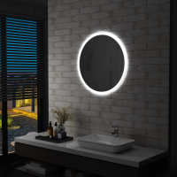 vidaXL Espejo de Baño con LED Accesorio de Maquillaje Tocador para Hogar Dimensiones 60 cm, 70 cm, 80 cm - details 1