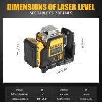 Nivel De Láser Dewalt DW089LG Auto Nivelado 12 Líneas 3 X 360 Grados Banda Verde Batería 12V MAX Li-lon Lasers De Medición - details 4