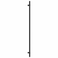 vidaXL Tiradores para armarios 20 uds acero inoxidable negro 480 mm - details 2