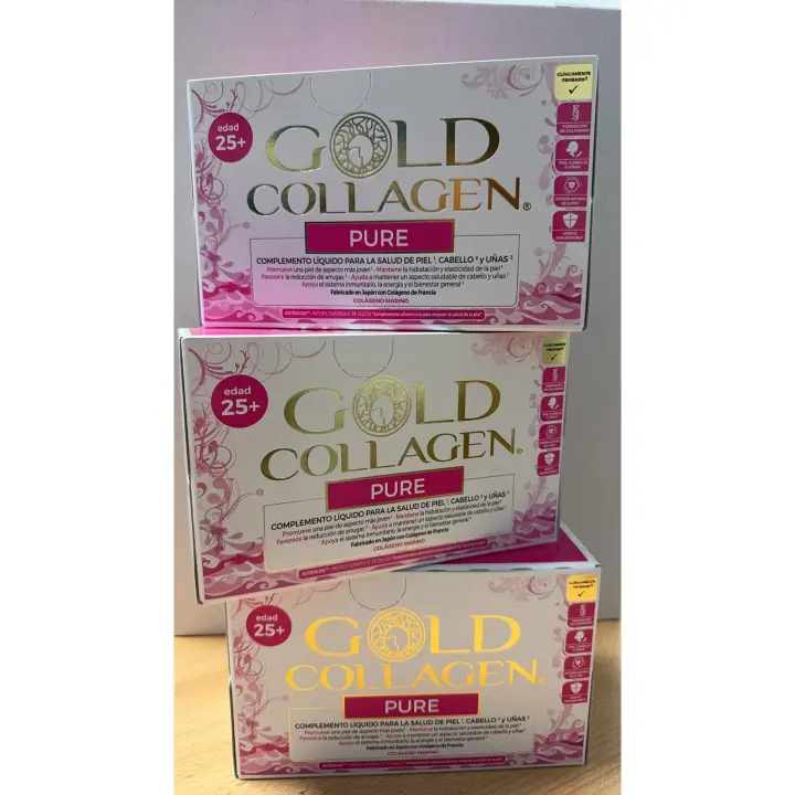 Gold Collagen Pure 30 Frascos Monodosis 500 ml*3 - 1