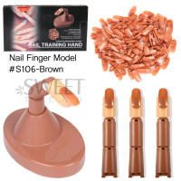 Práctica De Uñas Acrílicas Manos Ajustables Con Tiras Móviles Modelo Falso Con Puntas Flexibles Herramienta De Manicura Suministros - details 8