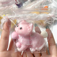 Juguete De Alivio Del Estrés Para Niñas Gato De Peluche Kawaii Cartoon Suave Al Toco Juguete De Reacción Lenta Creativo Regalo Para Niñas - details 4