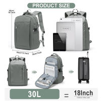 Nueva Mochila De Viaje Para Hombres Y Mujeres Mochila De Negocios Con Compartment Para Portátil Bolsa De Cabina Para Distancia Corta - details 2