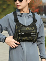 Chaleco Táctico Con Bolsa De Pecho Para Camping Y Airsoft Bolsa De Hombro Para Caza Pesca Ciclismo Y Correr Para Hombres - details 1