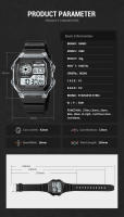 Reloj Deportivo SKMEI Japonés Digital Multifuncional Para Hombres Resistente Al Agua 5Bar Cronógrafo Reloj De Pulsera Con Luz Trasera Y Alarmas - details 19