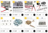 130pcs Abrazaderas De Tubo Sin Etapas De Acero Inoxidable 7-21mm Y Abrazaderas De Cinch Con Herramienta De 1PC Para Fontanería Y Combustible - details 0