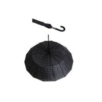 Paraguas largo grande de 16 varillas , antiviento, automático de 68 cm   ,paraguas  dibujo de florecitas - details 3