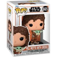 Figura Funko POP Star Wars Mandalorian 9 Peli Motto with Grogu - details 0