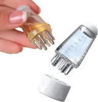 Head Scalp Massage Brush Ball Roor Comb for Hair Growth, Oil Applicator Brush for Hair Treatment for Hairtreatment Essential Oil(White) - details 4