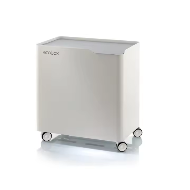 DON HIERRO - Cubo de basura ECOBOX, cierre suave, 60 litros- - 1