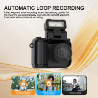 Nueva Mini Cámara Reflex Micro CMOS Con Flash Y Base De Batería Grabadora De Video Portátil DV 1080P Con Pantalla LCD - details 10