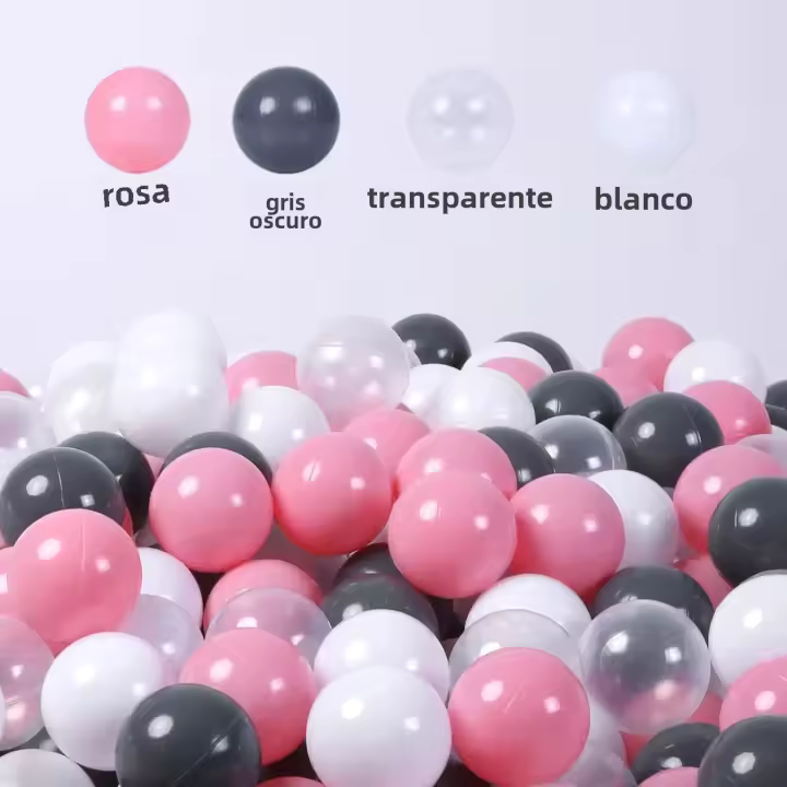 Pelotas De Plástico Suave Y Resistentes Para Piscina De Pelotas Para Niños Tamaño Pequeño 100pcs 2.16 Pulgadas 4 Colores - 1