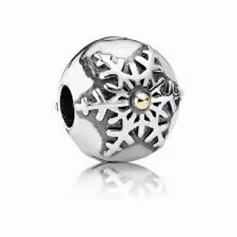 Charm Pandora Clip Copo de nieve 791232 - 1
