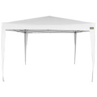 Cenador plegable y ajustable en altura 300x300x240/250 cm blanco Aktive - details 0