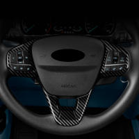 Cubierta De Botón De Control Del Volante De Coche Para Ford Maverick 2022 2023 Decoración Interior En Fibra De Carbono Accesorios De Adornos Para El Interior - details 1