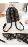 Nuevos Bricos Europeos Bolsas De Hombro Para Mujer Con Estampado Retro Múltiples Maneras De Portar Pequeño Bolsos De Malla PU Con Lining De Poliéster - details 2