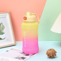 Taza Deportiva Portátil De Plástico 1300ml Con Pajita Cambio De Color Tetera Frosted Para Adultos Adecuada Para Senderismo - details 2