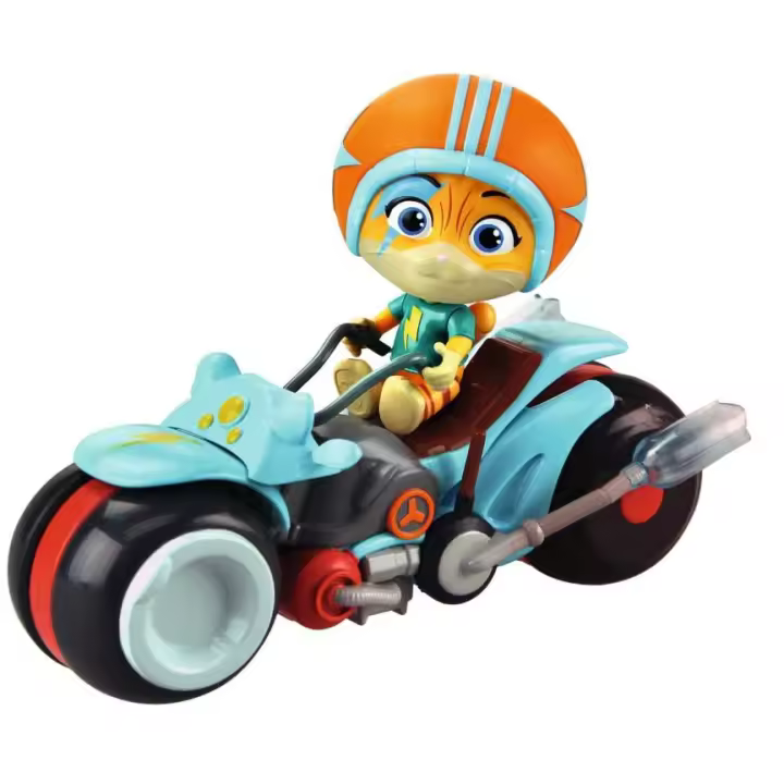 SMOBY - Muñeco de Lampo de la Serie de TV - Incluye una divertida moto para que puedas recrear tus escenas favoritas de la serie de TV - Recomendado para mayores de 3 años - 1