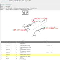 Soporte Elástico Para Tubo De Escape Peugeot 308 308s 408 OEM 9675078380 9674551780 Pieza De Repuesto De Automóvil - details 0