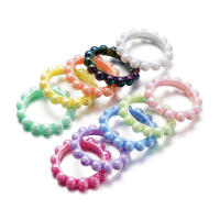 5pcs/Lote 42mm Acrílico Bolas De Espaciador En Forma Circular Marco Para Hacer Joyas Collar Pulsera Accesorios DIY - details 2